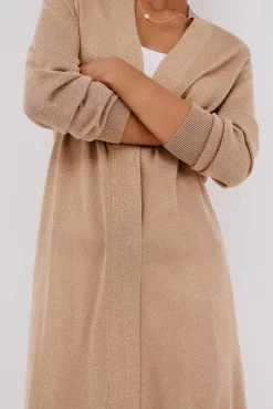 Chaqueta larga lurex