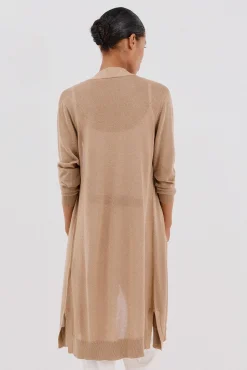 Chaqueta larga lurex