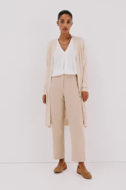 Chaqueta larga lurex