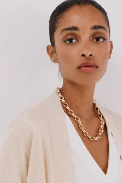 Chaqueta larga lurex