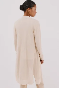 Chaqueta larga lurex