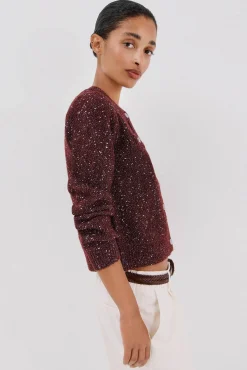 Chaqueta lúrex botones