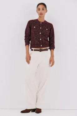 Chaqueta lúrex botones