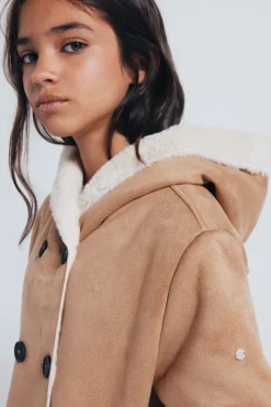 Chaqueta paño cruzada niña