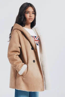 Chaqueta paño cruzada niña