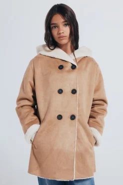 Chaqueta paño cruzada niña