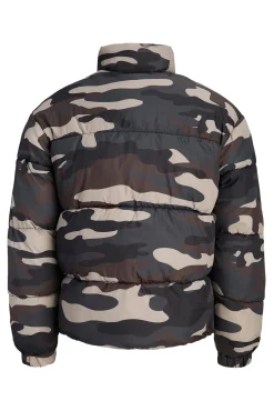 Chaqueta puffer camuflaje