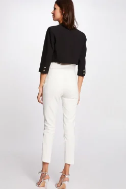 Chaqueta recta con manga 3/4