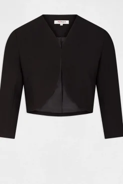 Chaqueta recta con manga 3/4