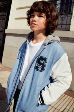 Chaqueta varsity beisbolera niño