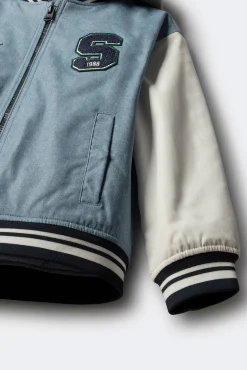 Chaqueta varsity beisbolera niño