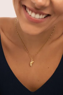 Charm Croissant Baño Oro