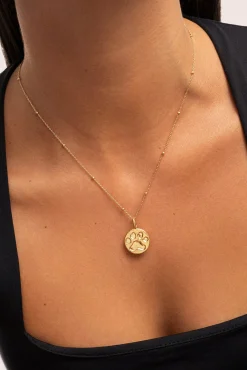 Charm Huella Baño Oro