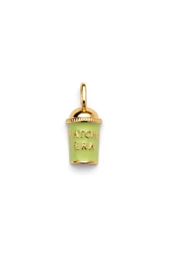 Charm Matcha Baño Oro
