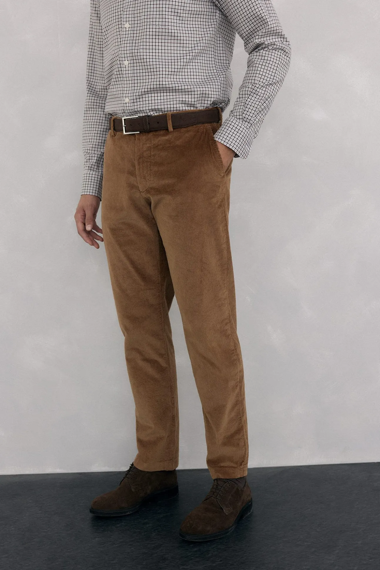 Chino pana gruesa regular fit