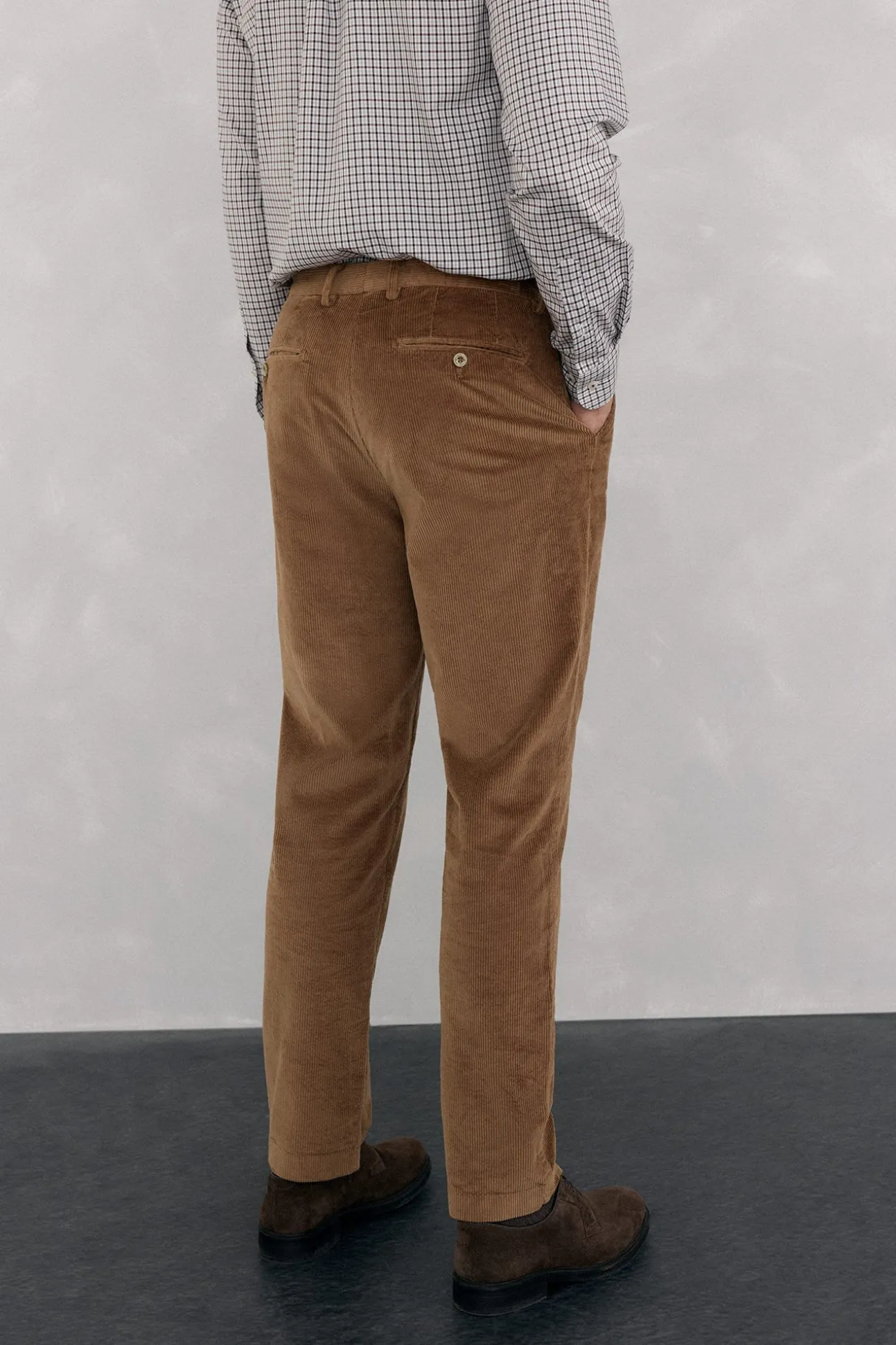 Chino pana gruesa regular fit