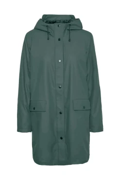 Chubasquero de mujer manga larga con capucha