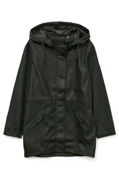 Chubasquero manga larga con capucha