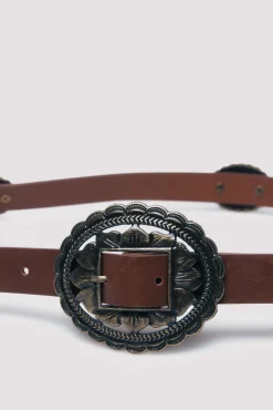 Cinturón cowboy hebillas