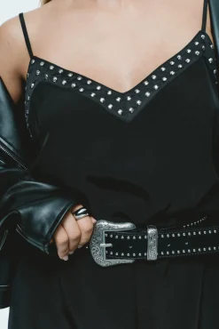 Cinturón cowboy tachas