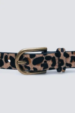 Cinturón estampado animal
