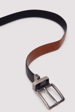 Cinturón reversible microperforado