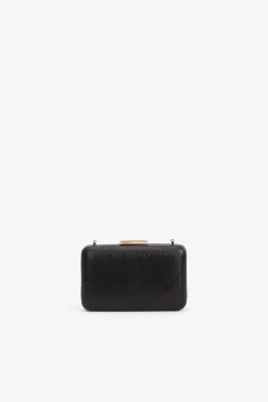 Clutch efecto piel rectangular