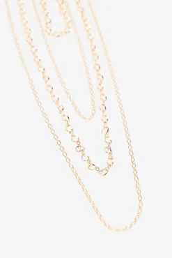 Collar de cadena cuádruple