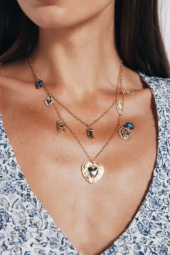 Collar doble charms boho