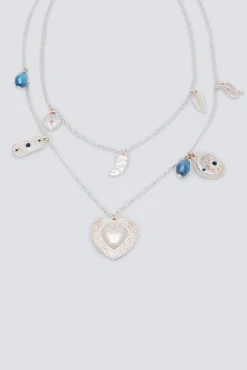 Collar doble charms boho