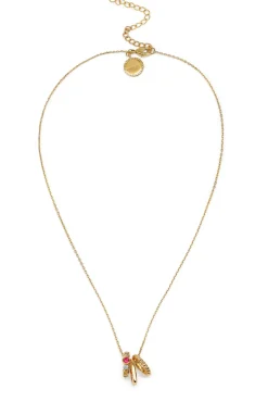 Collar Pebble Family Colors Baño Oro