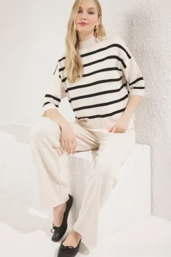 Conjunto básico punto con rayas