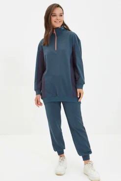 Conjunto chándal azul sudadera y pantalón