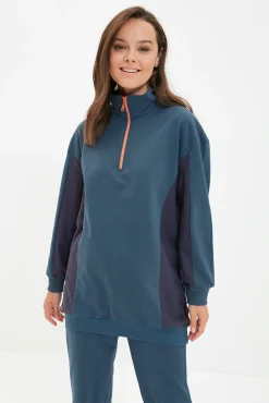 Conjunto chándal azul sudadera y pantalón