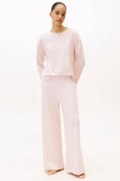 Conjunto de pijama manga larga en modal