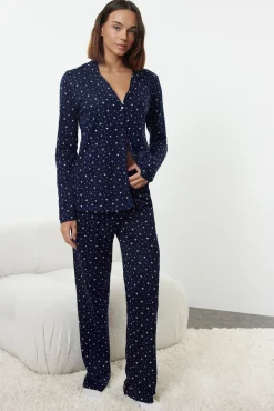 Conjunto pijama estrellas azul