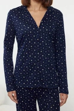 Conjunto pijama estrellas azul