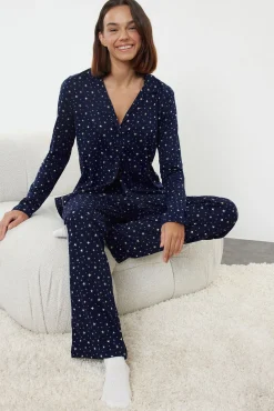 Conjunto pijama estrellas azul