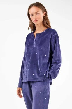 Conjunto pijama tejido polar elástico