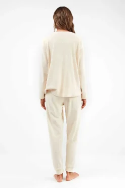 Conjunto pijama tejido polar elástico