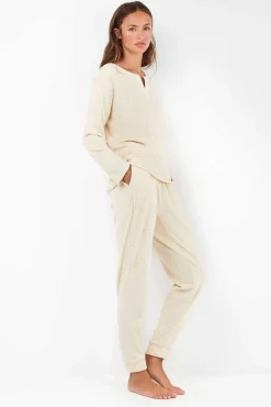 Conjunto pijama tejido polar elástico