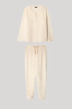 Conjunto pijama tejido polar elástico