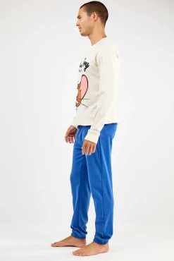 Conjunto pijama Tom & Jerry en punto interlock