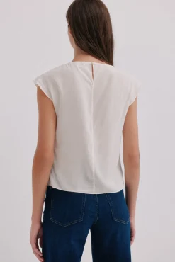 Constance. Blusa drapeada