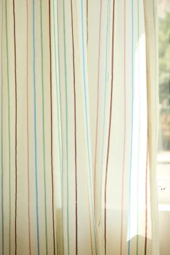 Cortina a rayas multicolor Camp