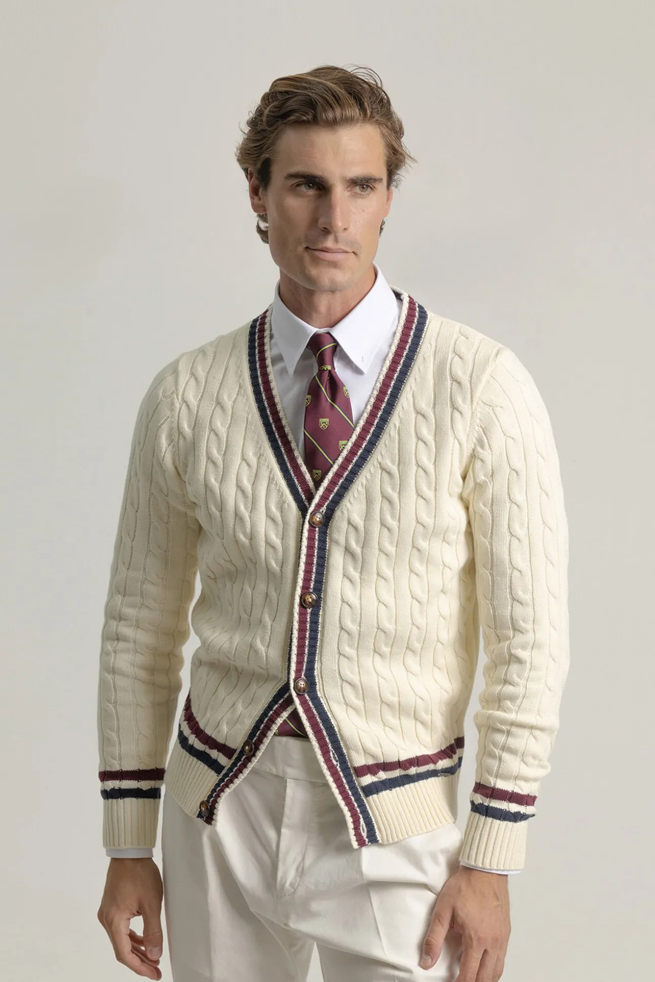 Cárdigan algodón university