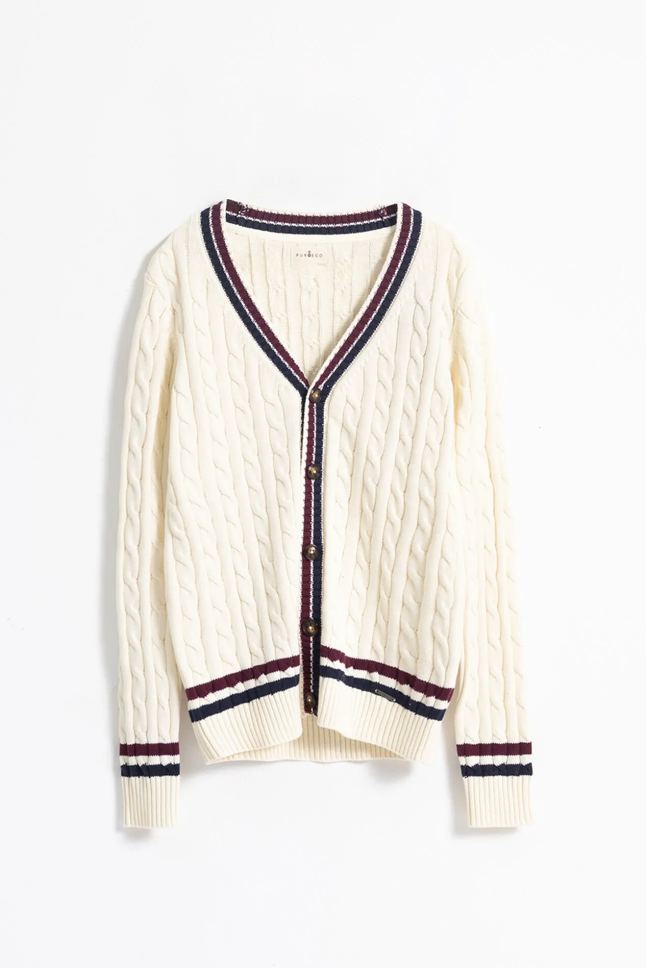 Cárdigan algodón university