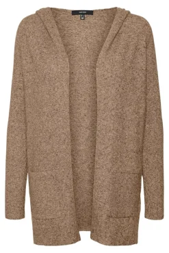 Cárdigan con capucha talla grande