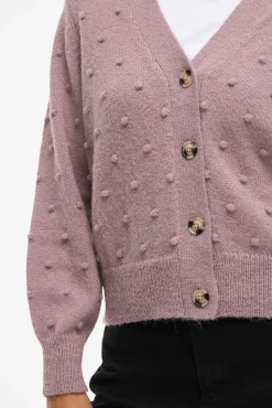 Cárdigan con perlas de punto