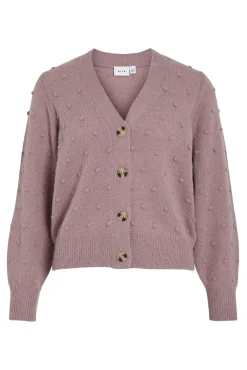 Cárdigan con perlas de punto